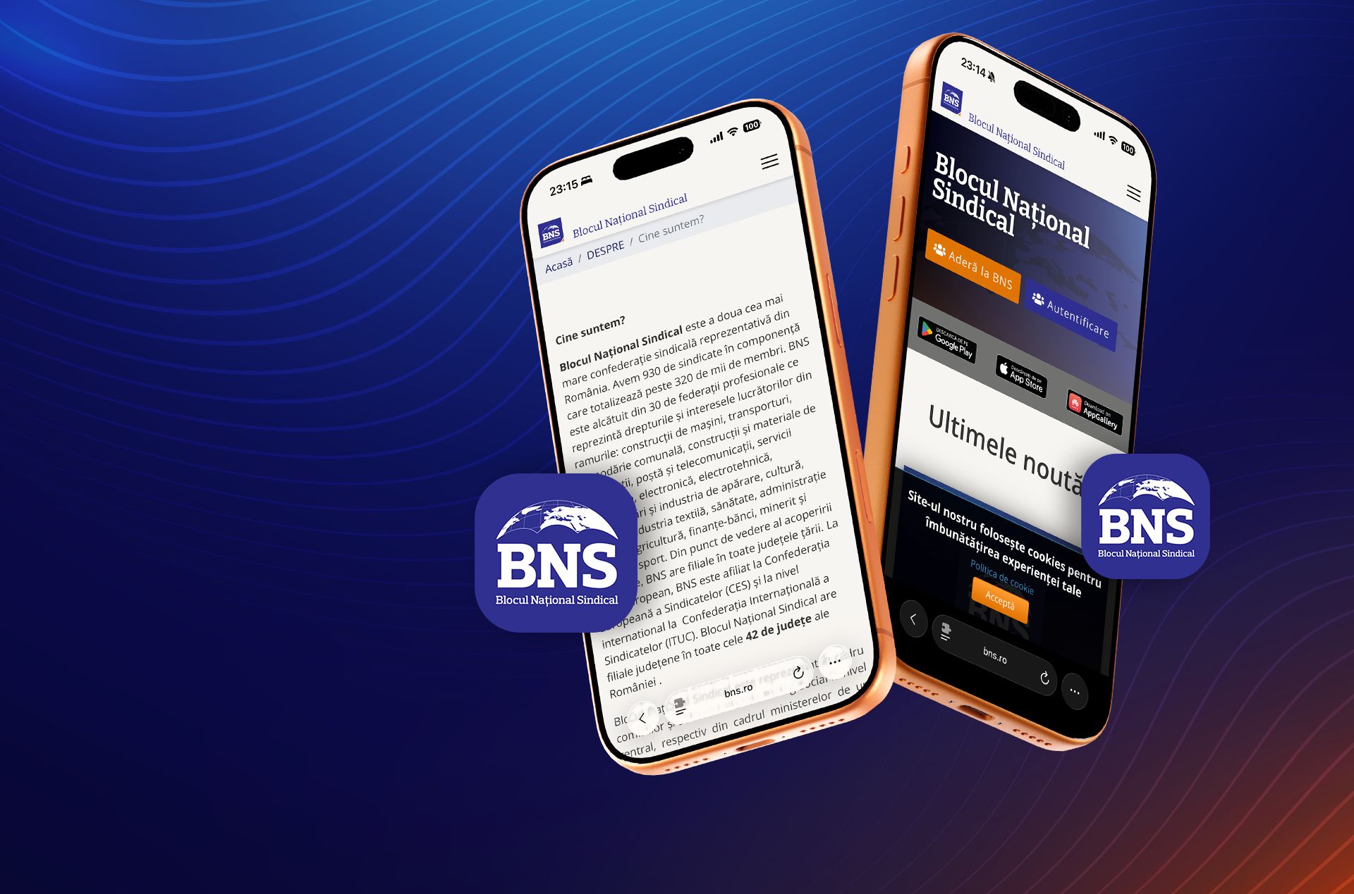 Descarcă acum aplicația MyBNS! Vezi ce servicii gratuite sunt disponibile pentru membrii BNS